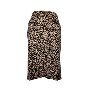 DANA BUCHMAN ANIMAL PRINT PENCIL SKIRT